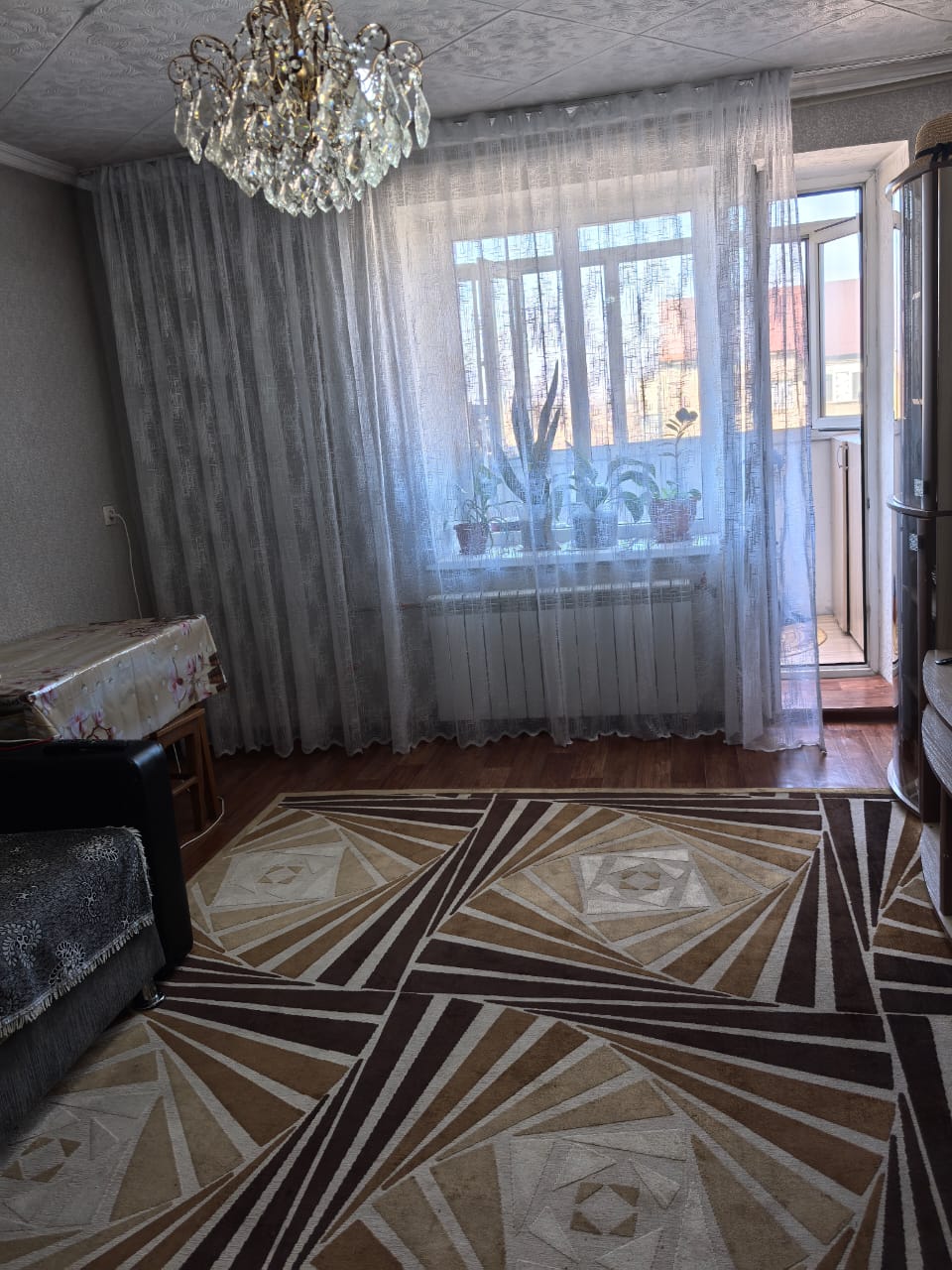 2-комнантная квартира, 52.0 м²,Военный городок за 15 000 000