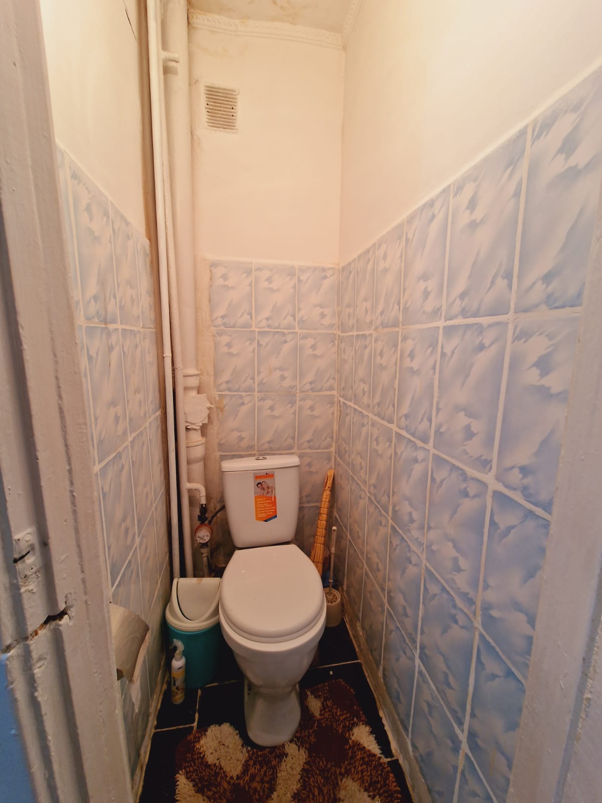 1-комнантная квартира, 38.0 м²,Военный городок за 100 000