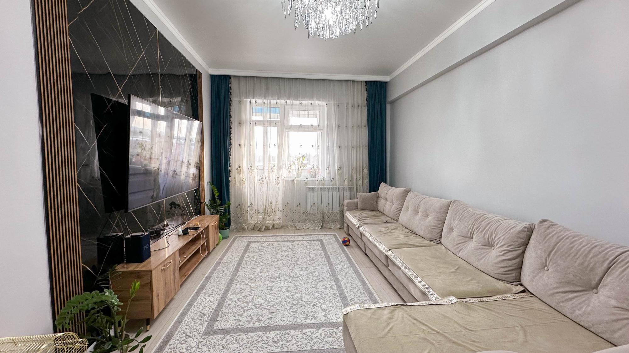 3-комнантная квартира, 87.7 м²,Гаухар Ана за 42 000 000