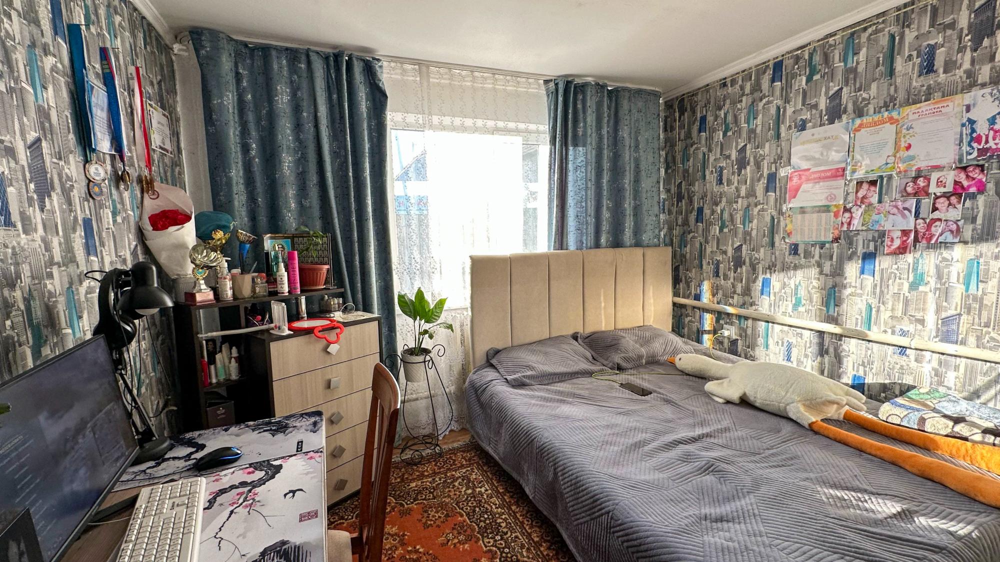 3-комнантный квартира, 67.0 м²,Абжалиева за 16 500 000