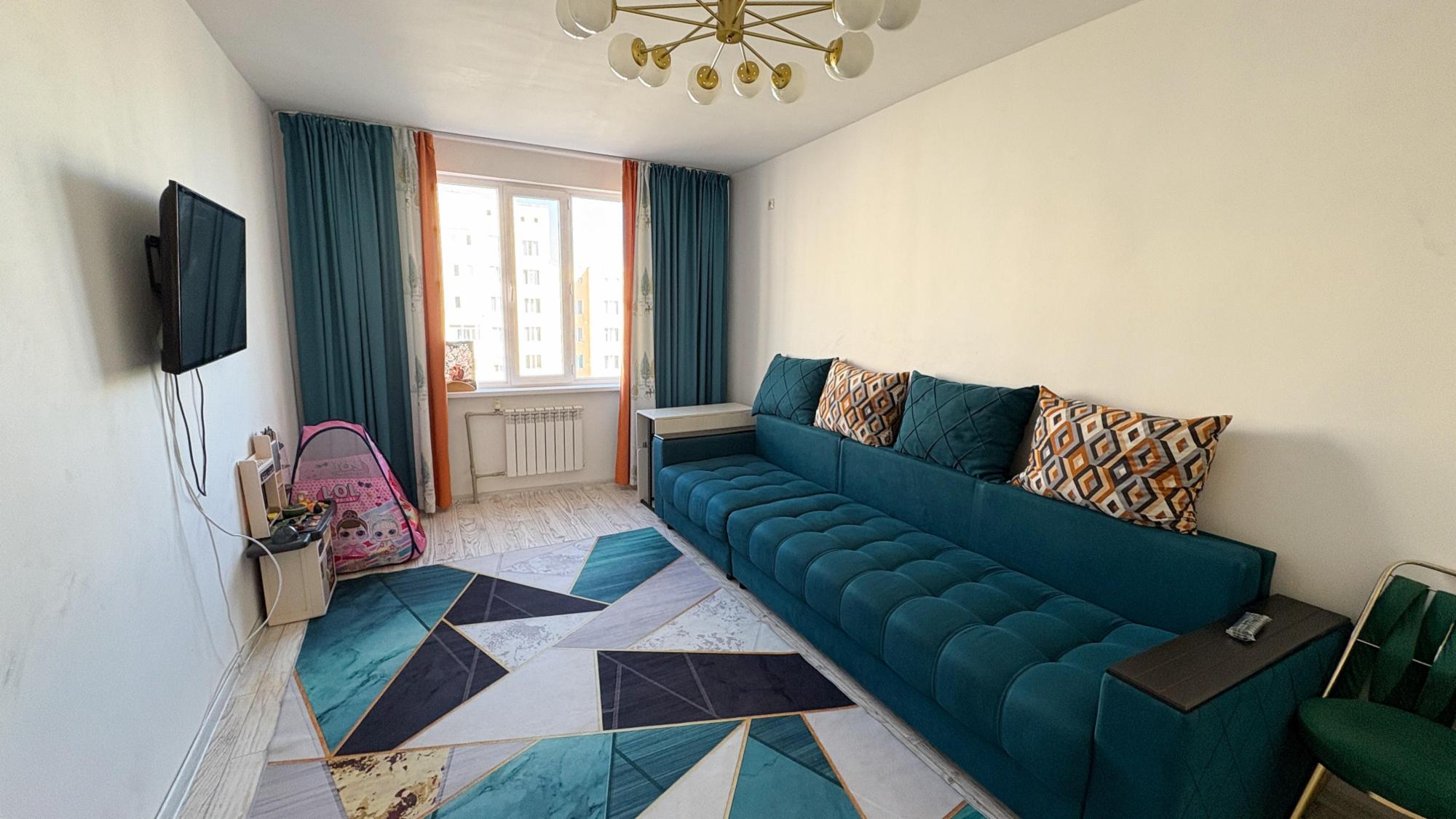 1-комнантная квартира, 42.0 м²,Бирлик за 16 000 000