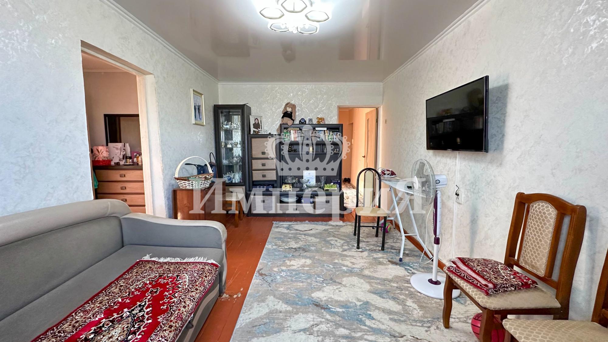 2-комнантная квартира, 45.0 м²,Военный городок за 15 500 000