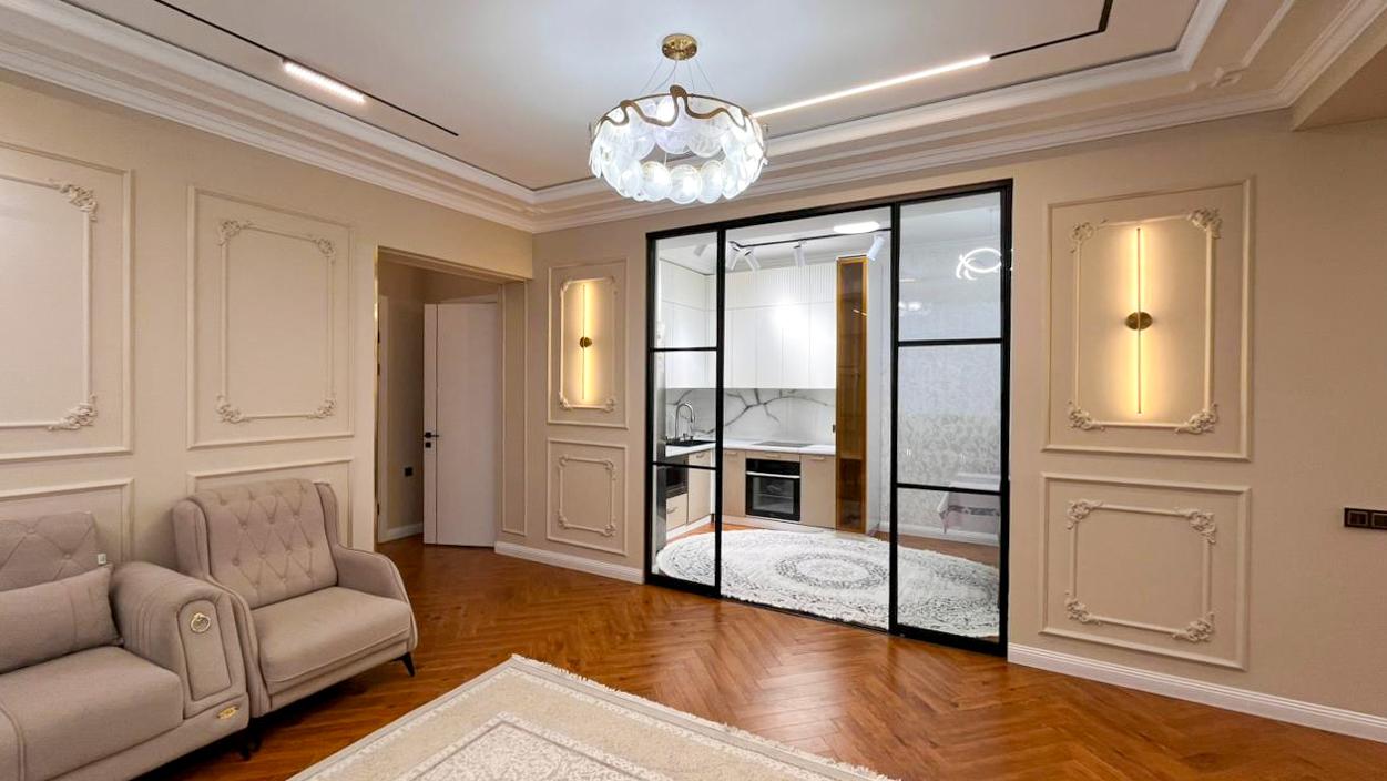 3-комнантная квартира, 107.0 м²,Алдабергенова за 72 000 000