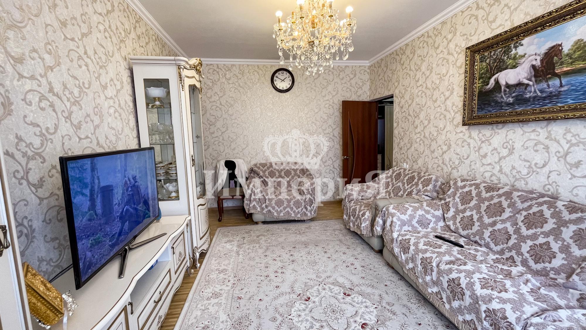 4-комнантная квартира, 74.0 м²,мкр Мушелтой за 28 000 000