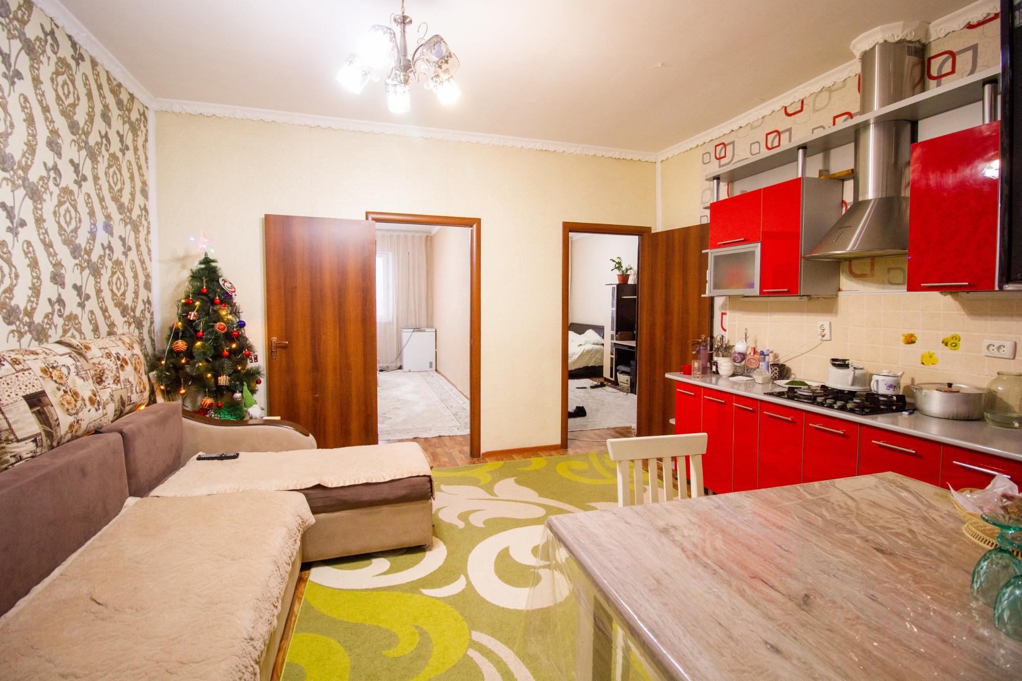 2-комнантная квартира, 60.0 м²,Абая за 12 250 000