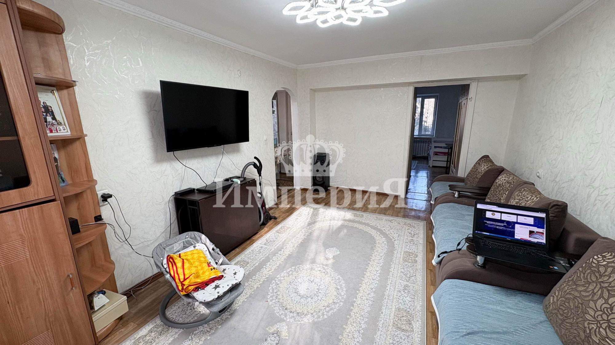 3-комнантная квартира, 63.0 м²,Алдабергенова за 20 500 000