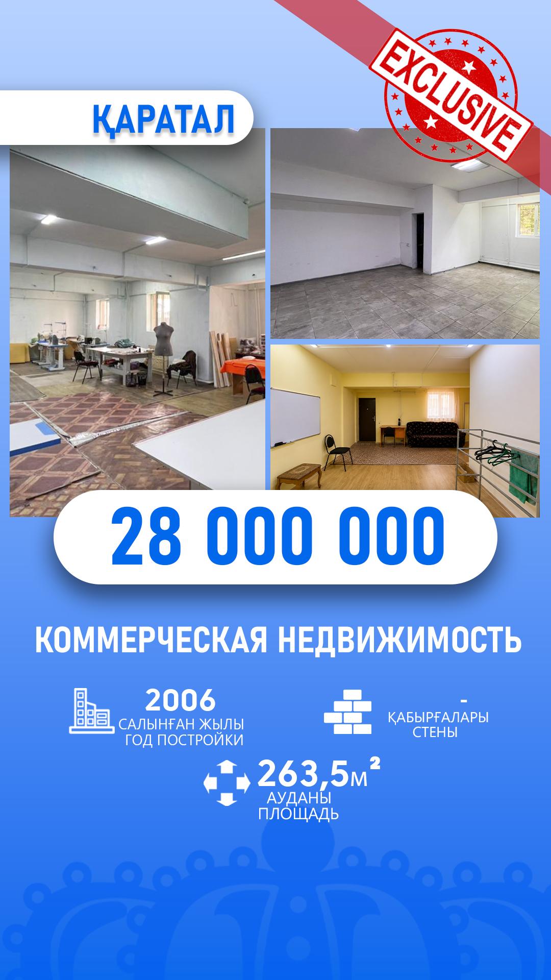 6-комнантный квартира, 263.5 м²,Каратал за 28 000 000