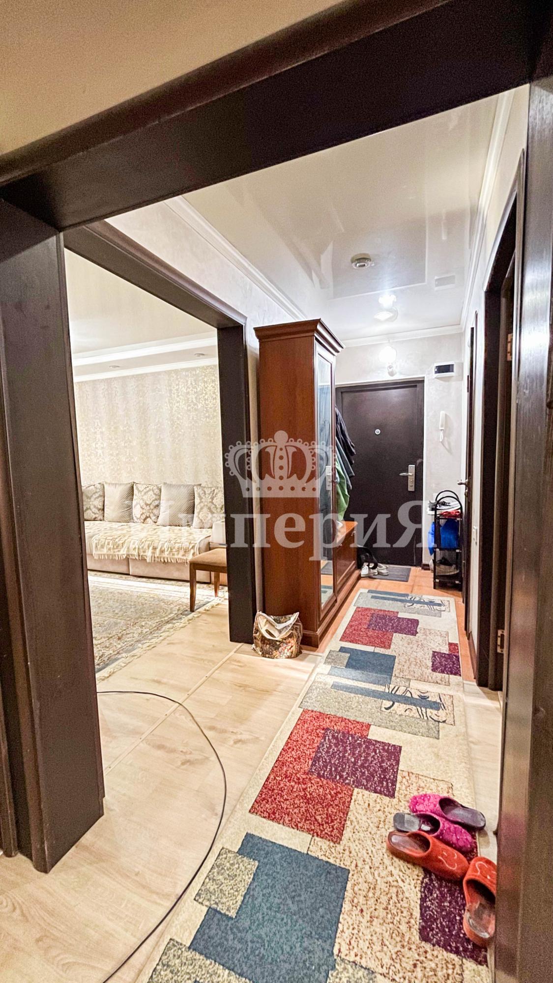 3-комнантная квартира, 71.0 м²,Военный городок за 23 000 000