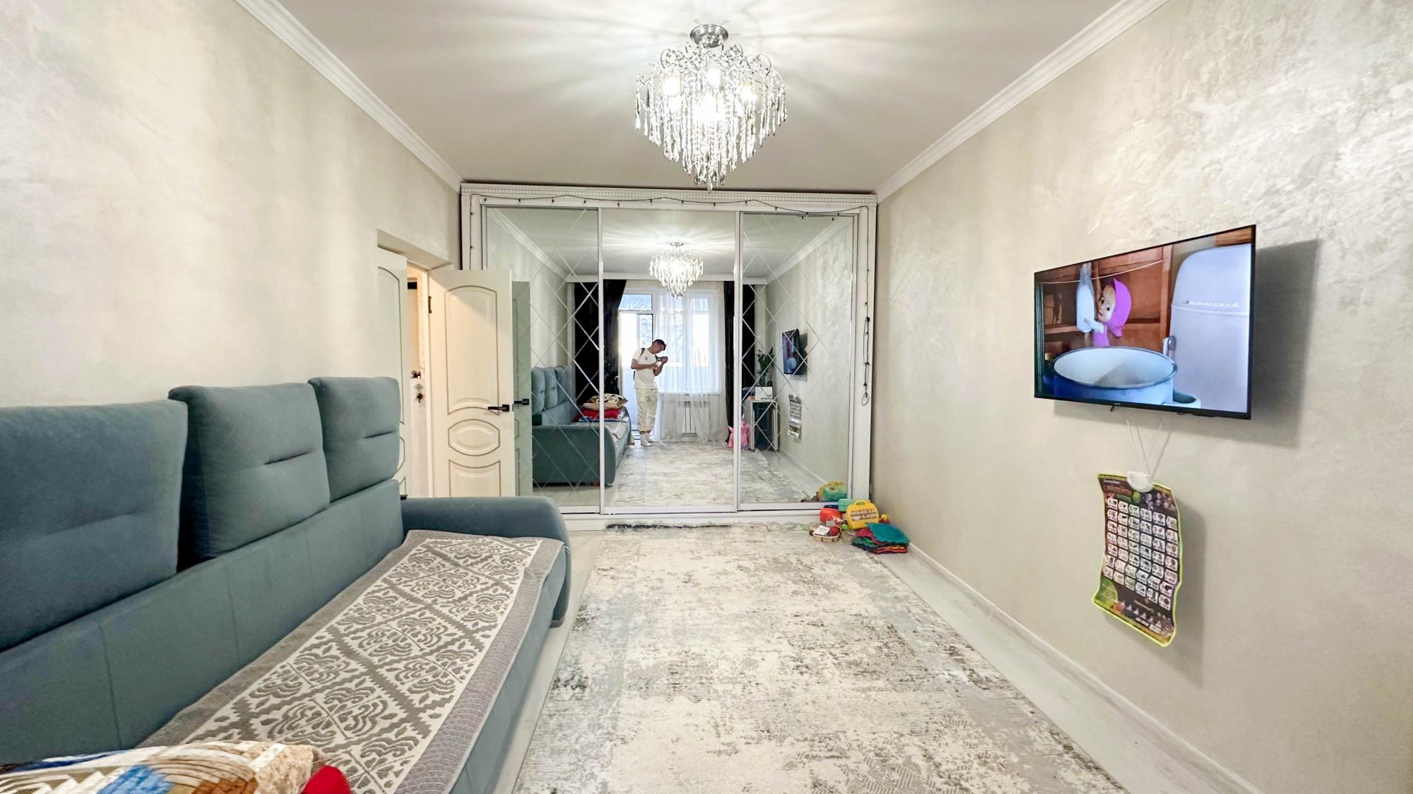 1-комнантная квартира, 40.0 м²,Алдабергенова за 17 300 000