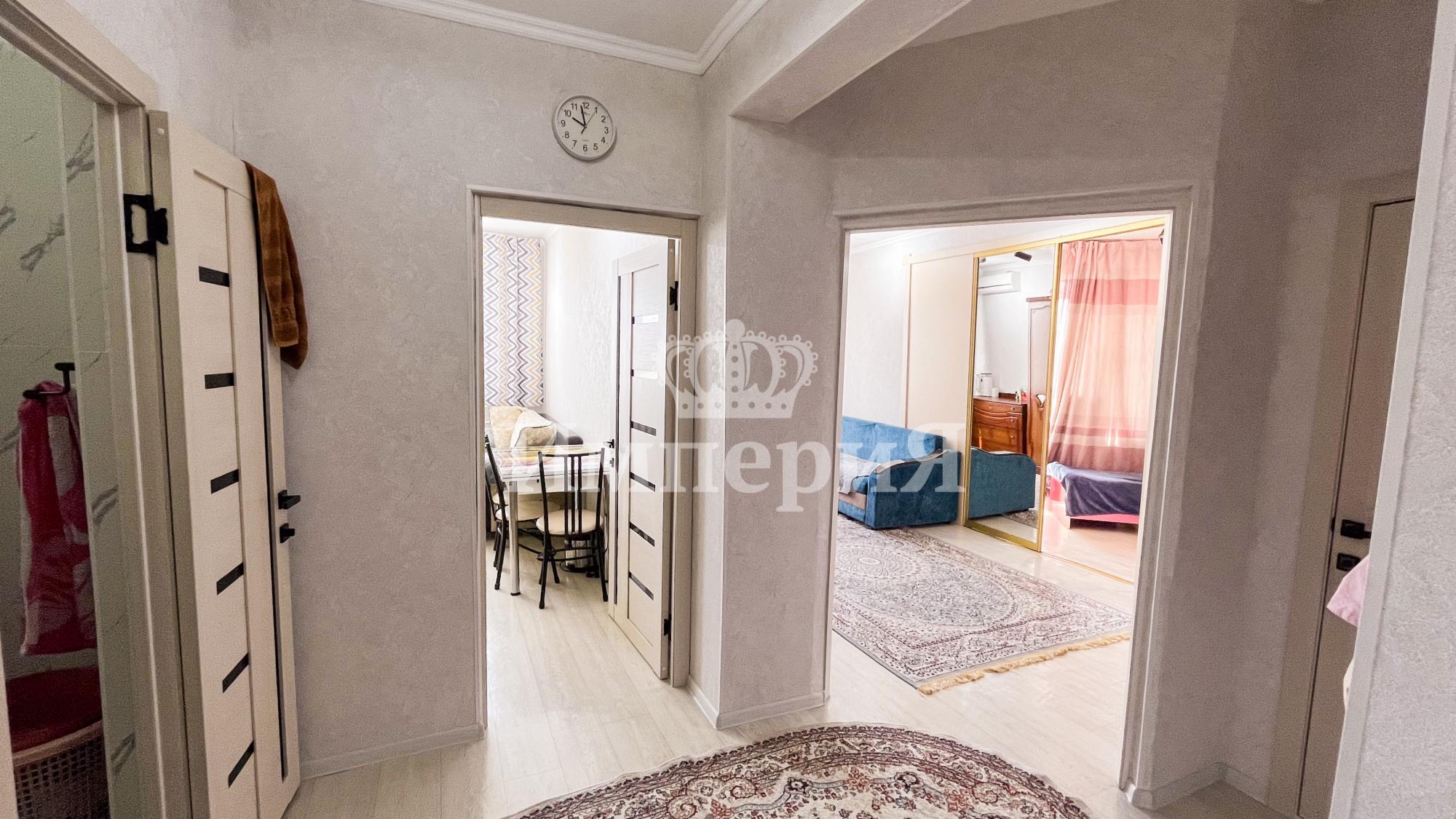 2-комнантная квартира, 52.0 м²,Абжалиева за 16 500
