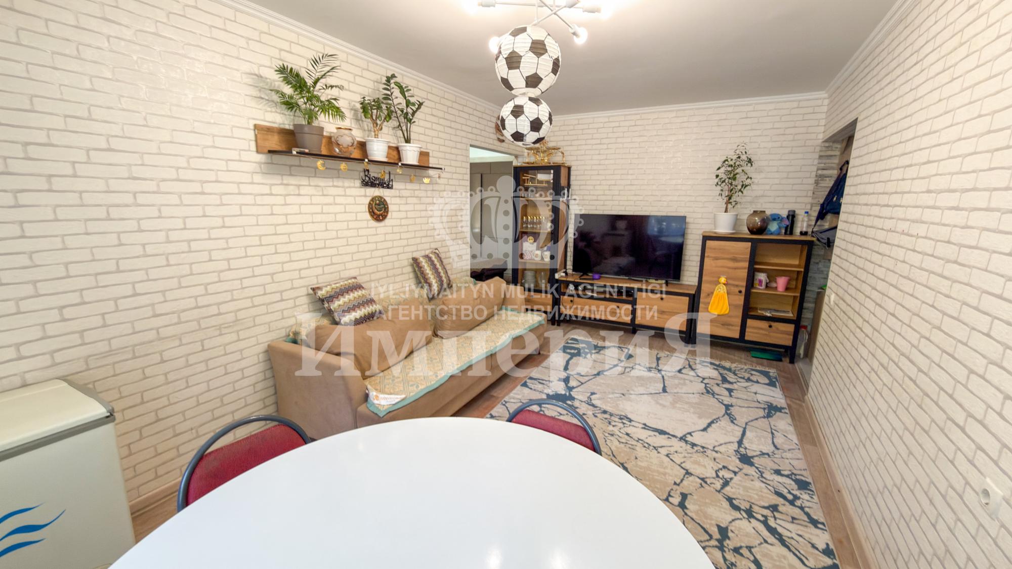 3-комнантная квартира, 55.0 м²,5 мкр за 20 000 000
