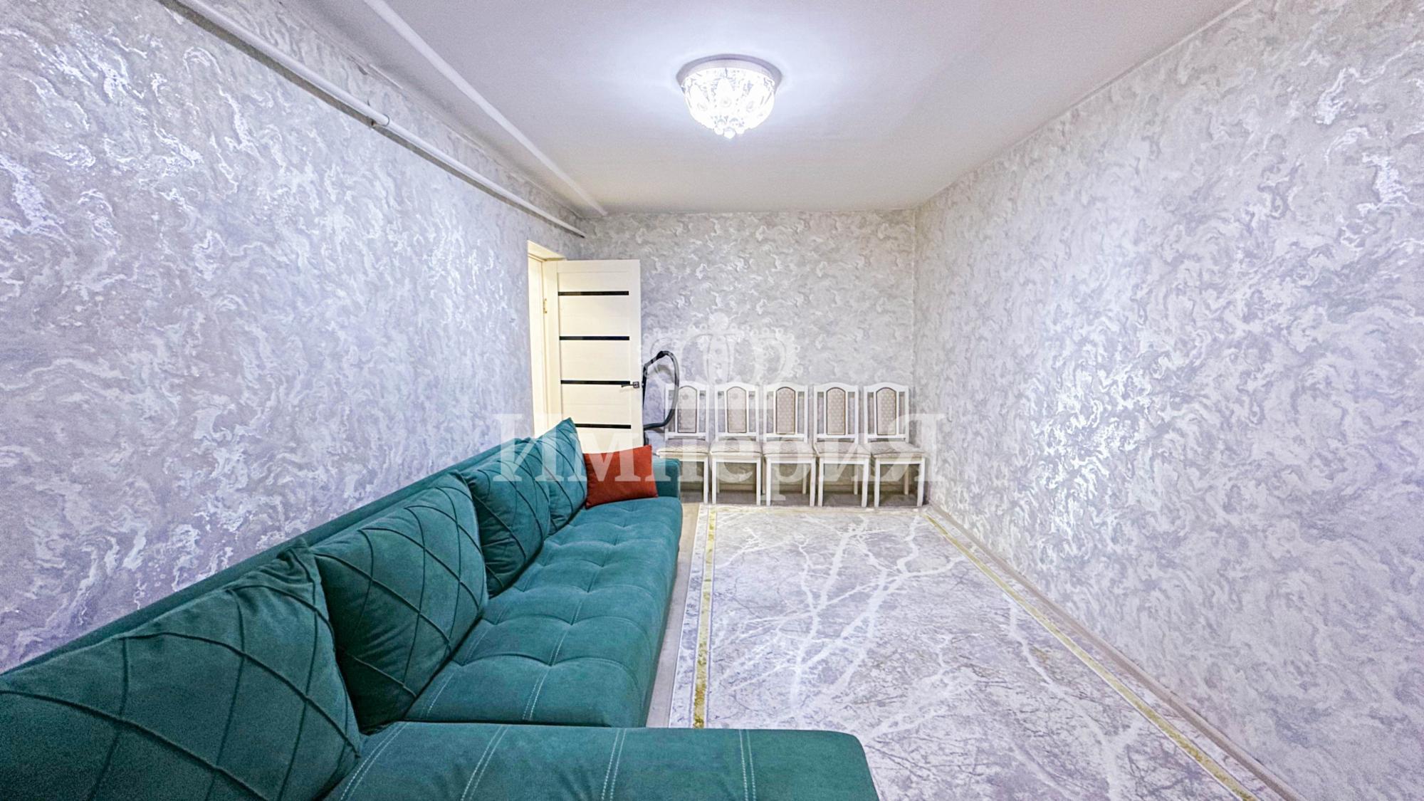 2-комнантная квартира, 46.0 м²,Военный городок за 14 500 000