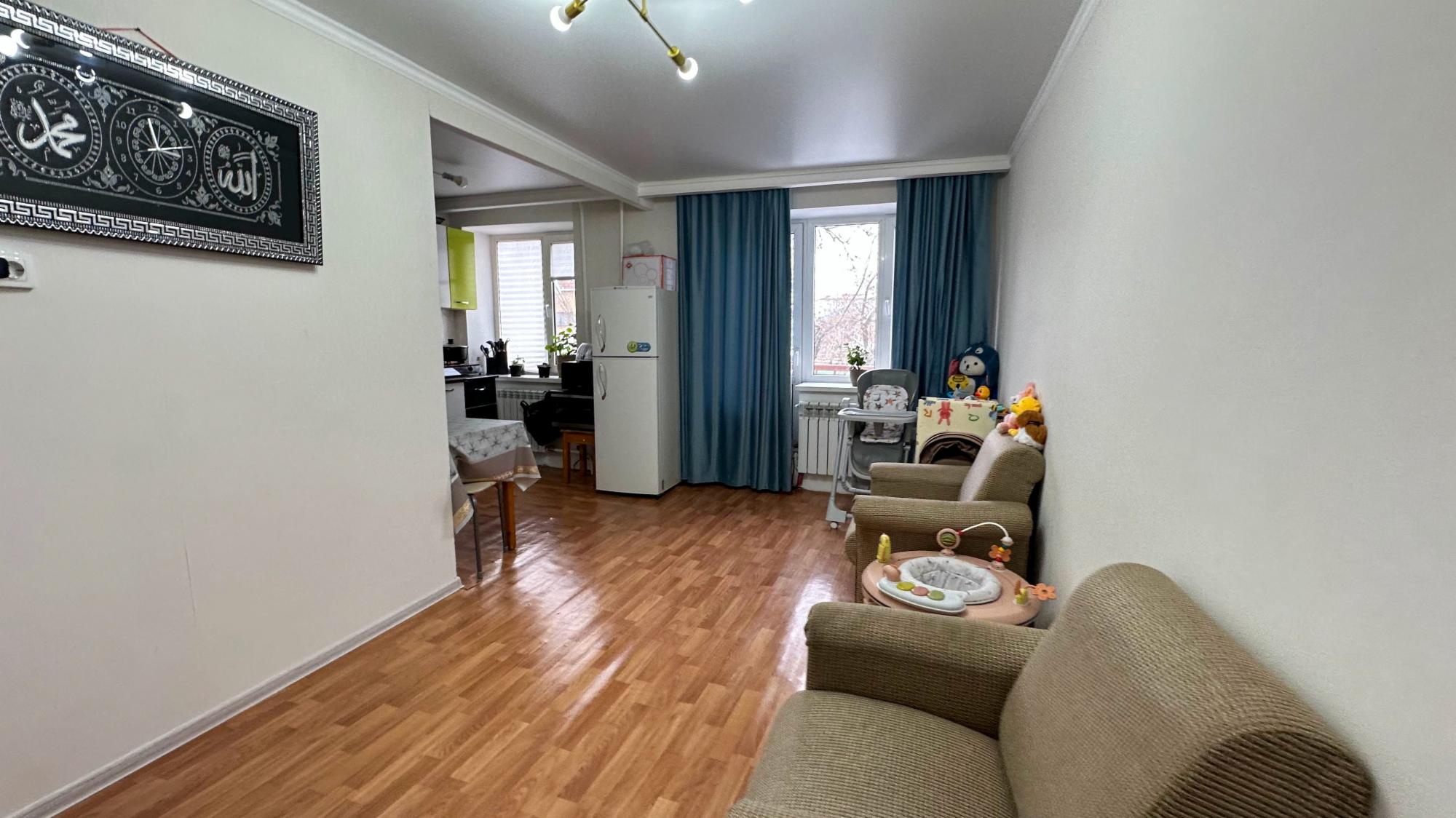 3-комнантная квартира, 47.0 м²,Назарбаева за 18 000 000