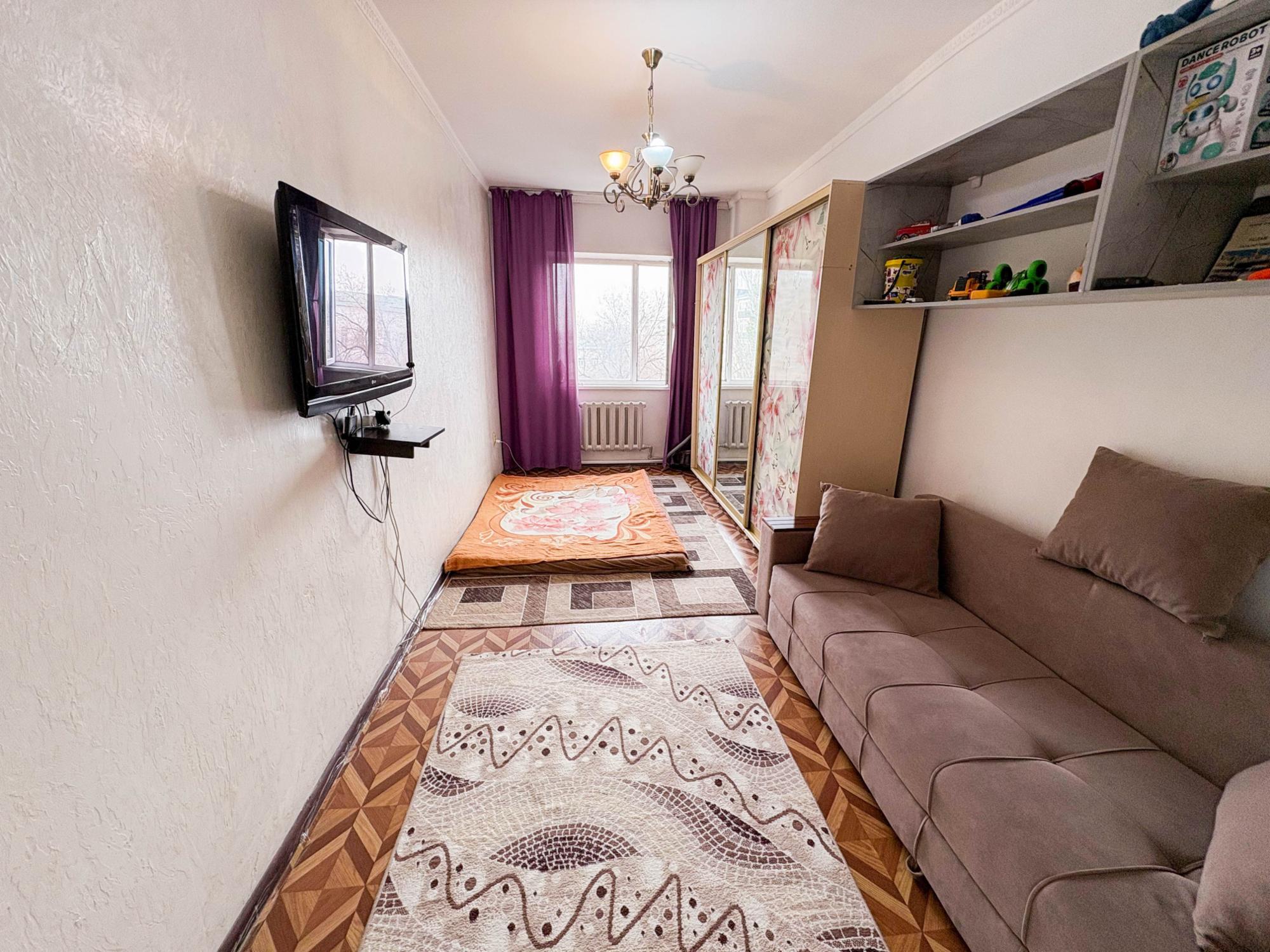 1-комнантная квартира, 40.0 м²,Абая за 8 000 000