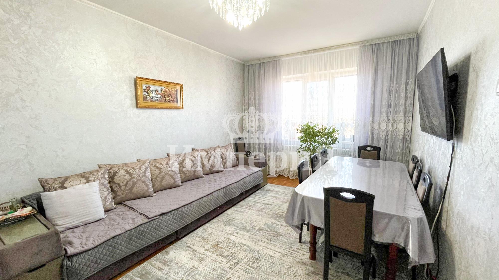 3-комнантная квартира, 64.4 м²,мкр Мушелтой за 21 000 000