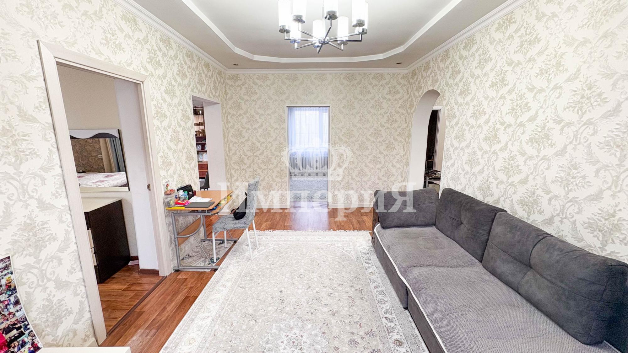 4-комнантный квартира, 102.0 м²,2 мкр за 45 000 000