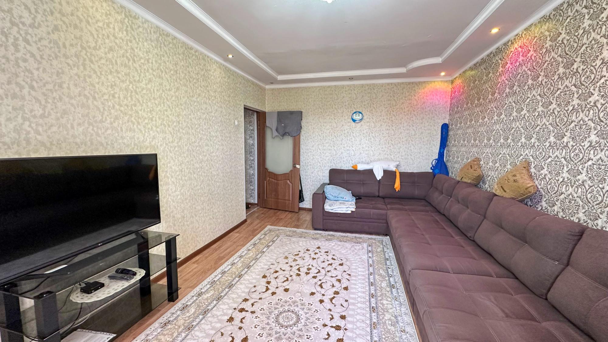 4-комнантная квартира, 90.0 м²,мкр Мушелтой за 29 000 000