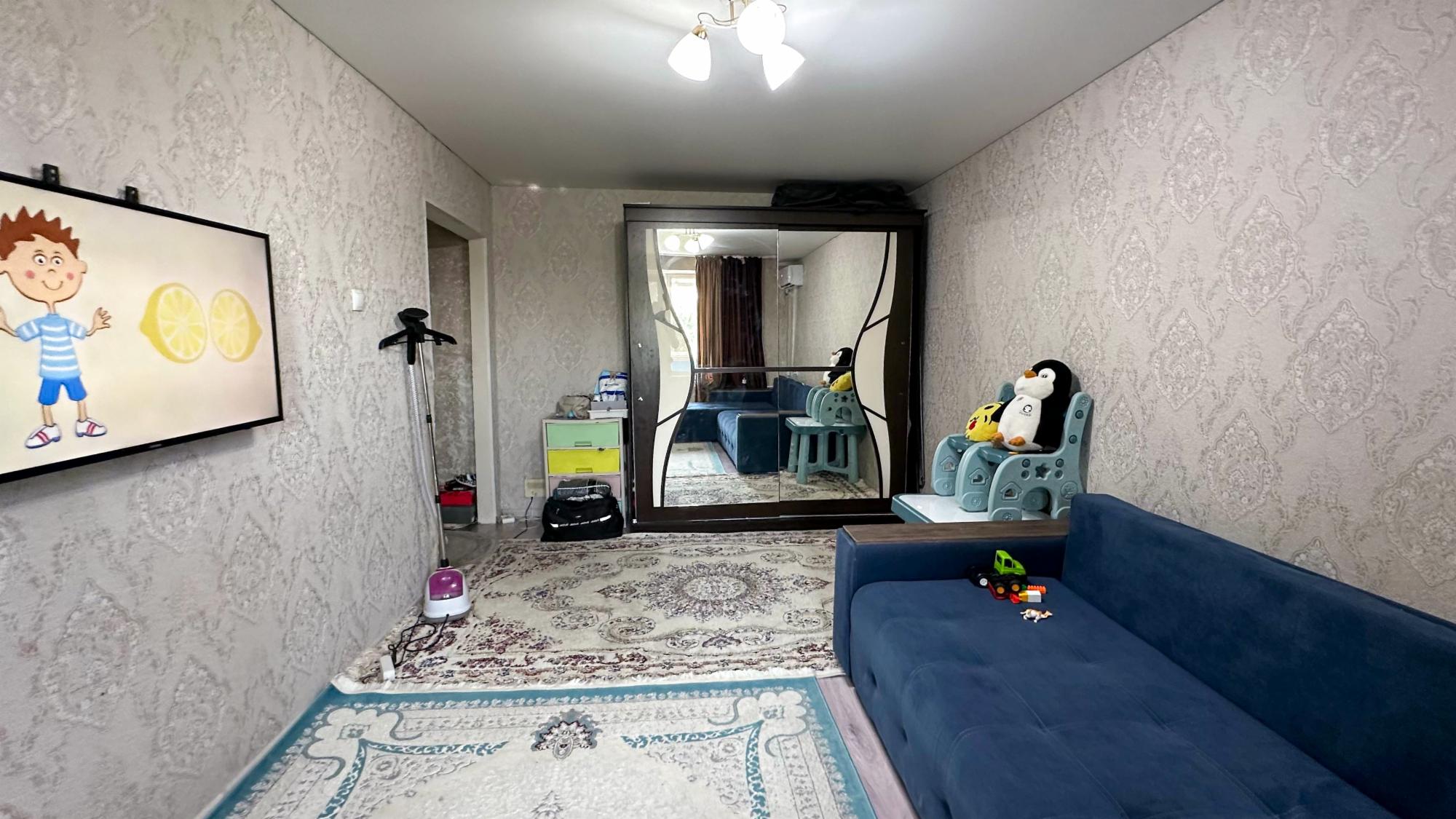 1-комнантная квартира, 31.0 м²,Абая за 10 500 000