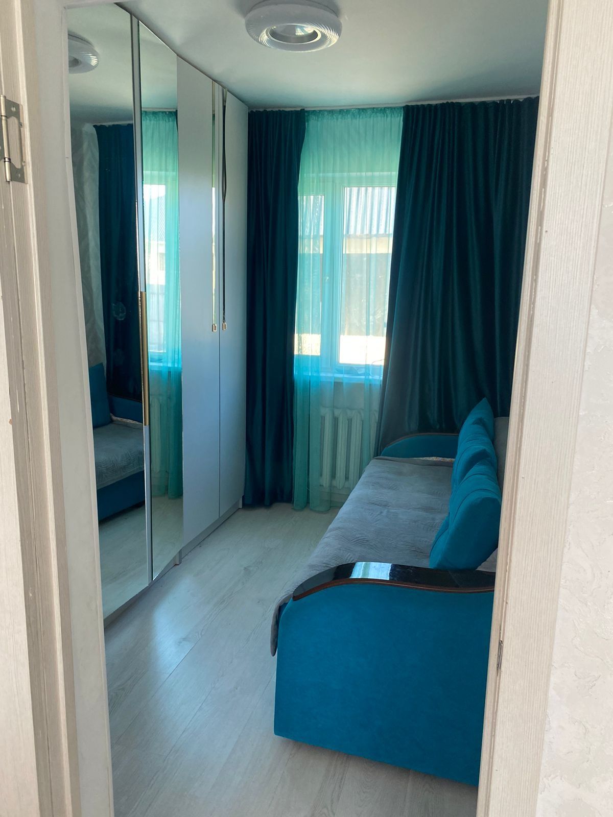 3-комнантный квартира, 64.0 м²,Кожамиярова за 18 500 000