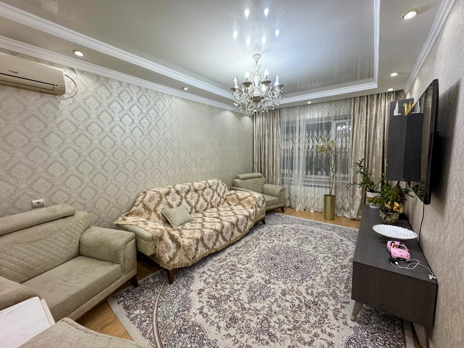 3-комнантная квартира, 60.0 м²,Алдабергенова за 23 800 000
