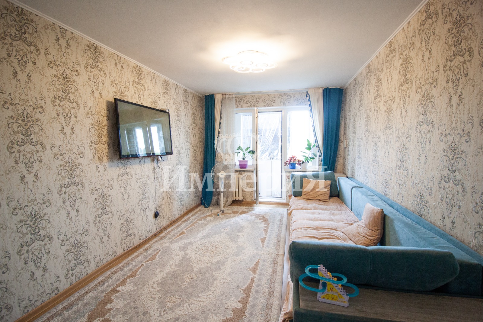 3-комнантная квартира, 60.0 м²,2 мкр за 15 200 000