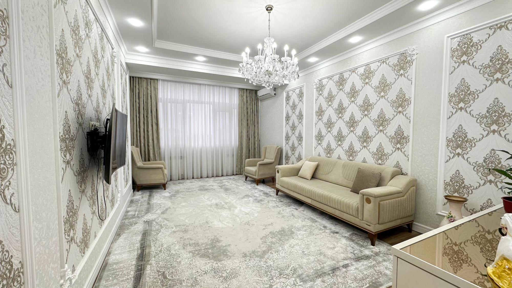 3-комнантная квартира, 110.0 м²,Алдабергенова за 68 000 000