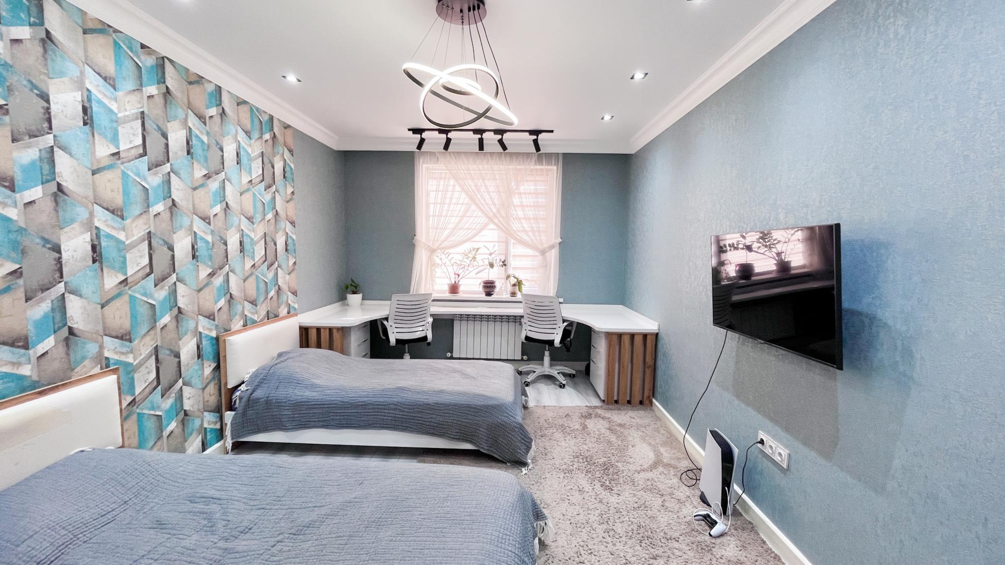 3-комнантная квартира, 90.0 м²,Бирлик за 47 500 000