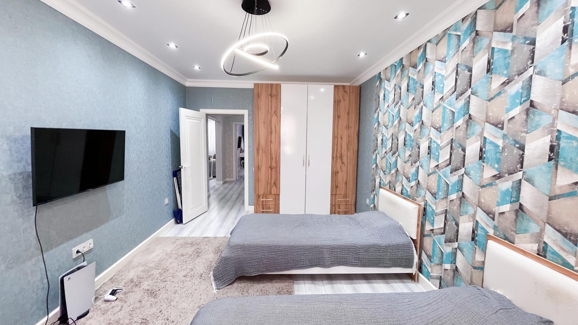 3-комнантная квартира, 90.0 м²,Бирлик за 47 500 000