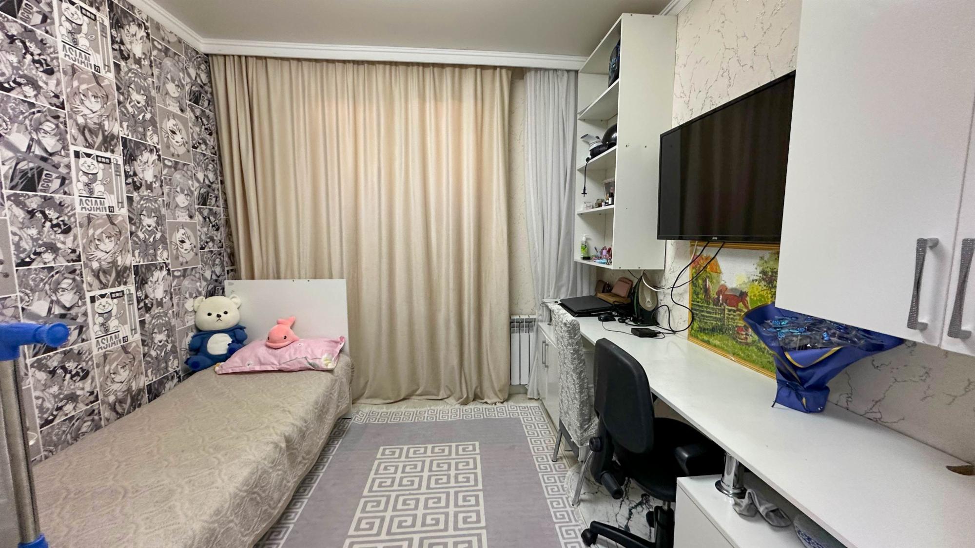 3-комнантная квартира, 65.0 м²,2 мкр за 25 000 000