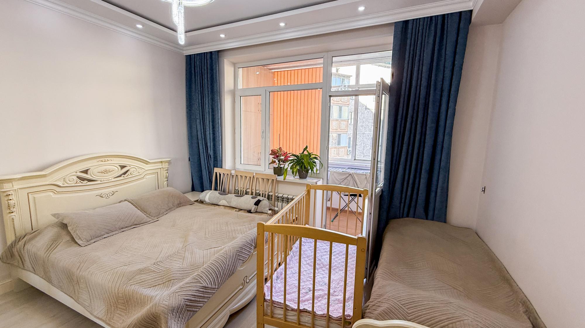 2-комнантная квартира, 80.0 м²,Абжалиева за 55 000 000