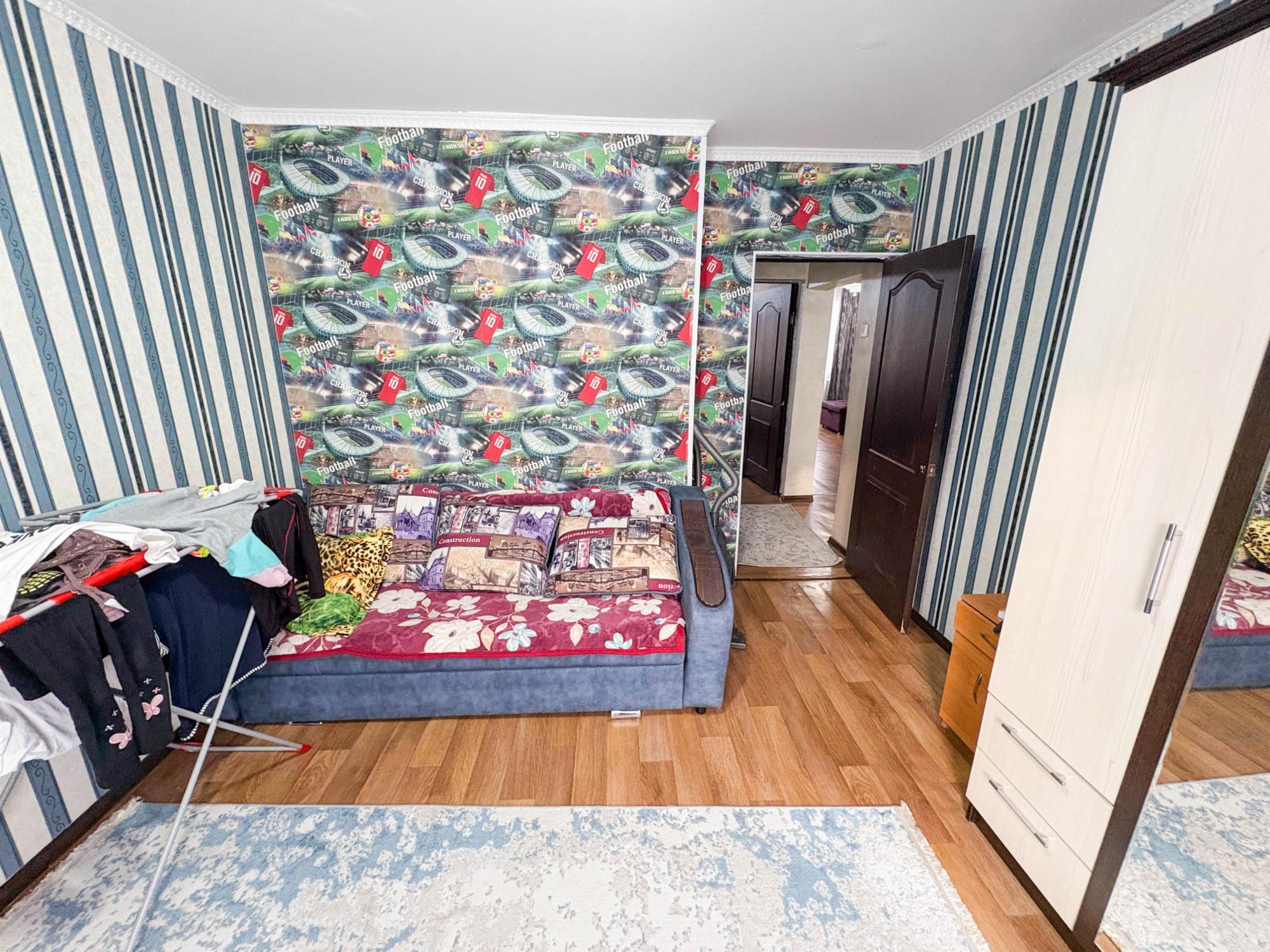 3-комнантная квартира, 69.0 м²,Мушелтой за 22 500 000