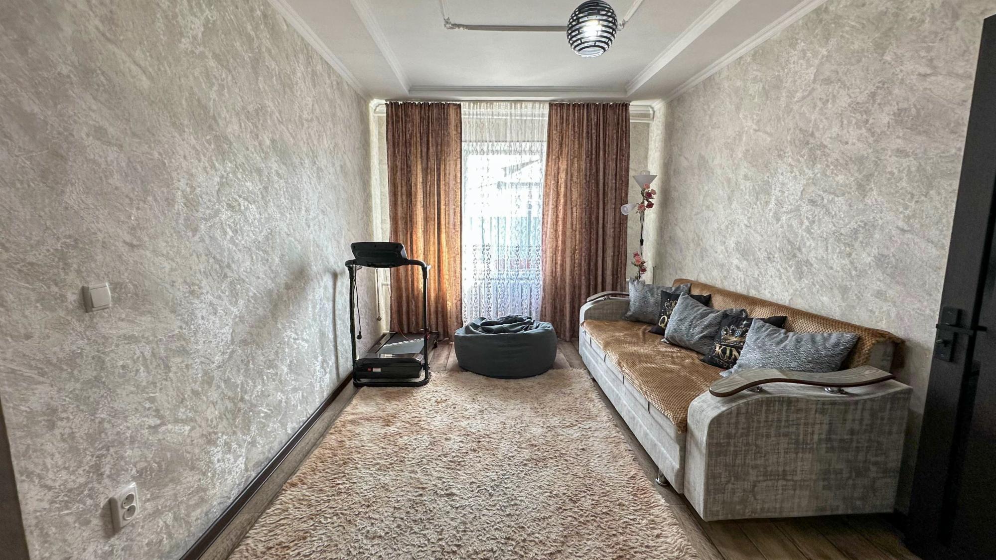 3-комнантный квартира, 58.0 м²,Мерекенова за 19 000 000