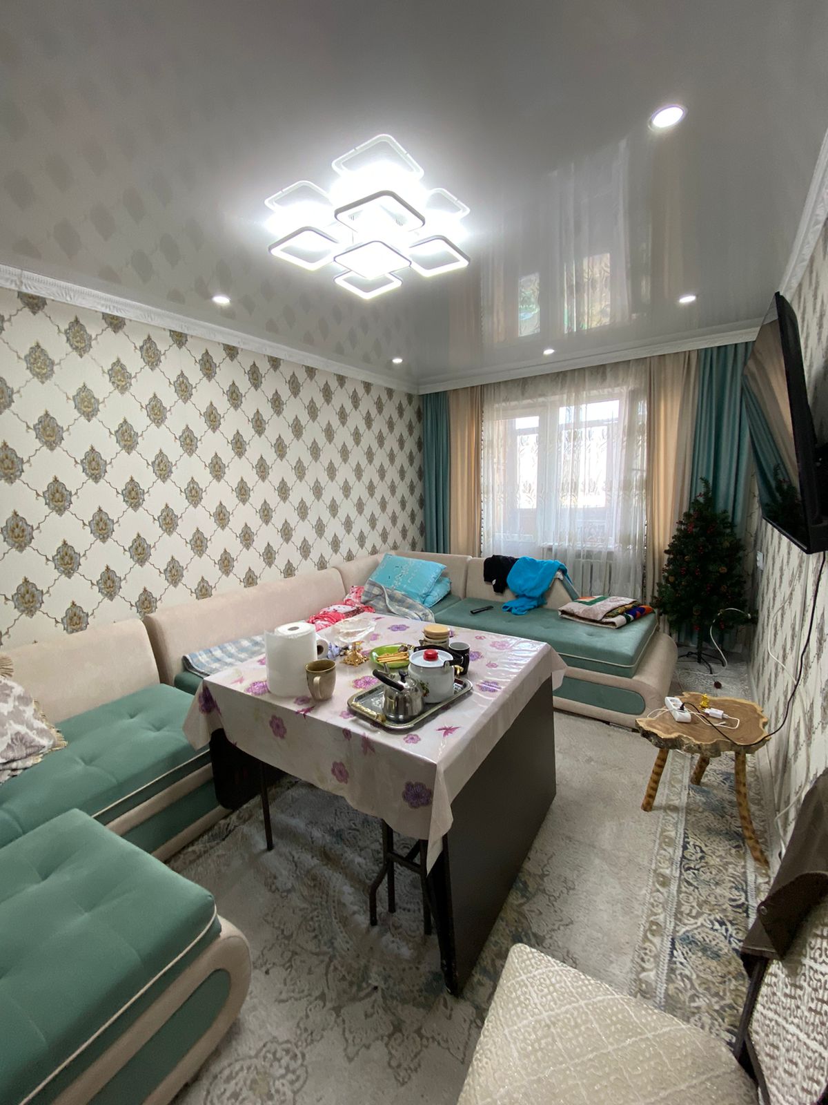 2 команты, 48.0 м², 2 мкр за 120000 〒 в Талдыкоргане