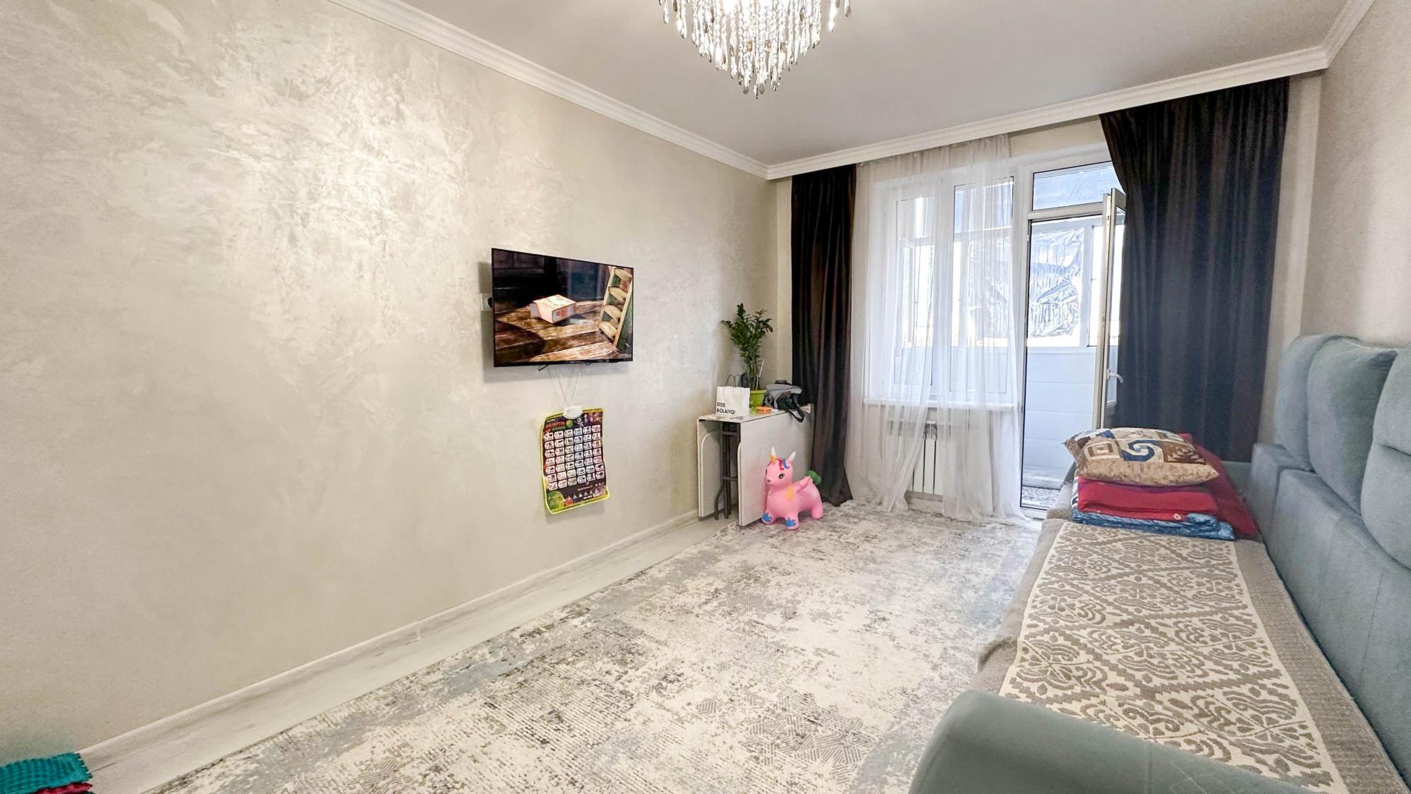 1-комнантная квартира, 40.0 м²,Алдабергенова за 17 300 000