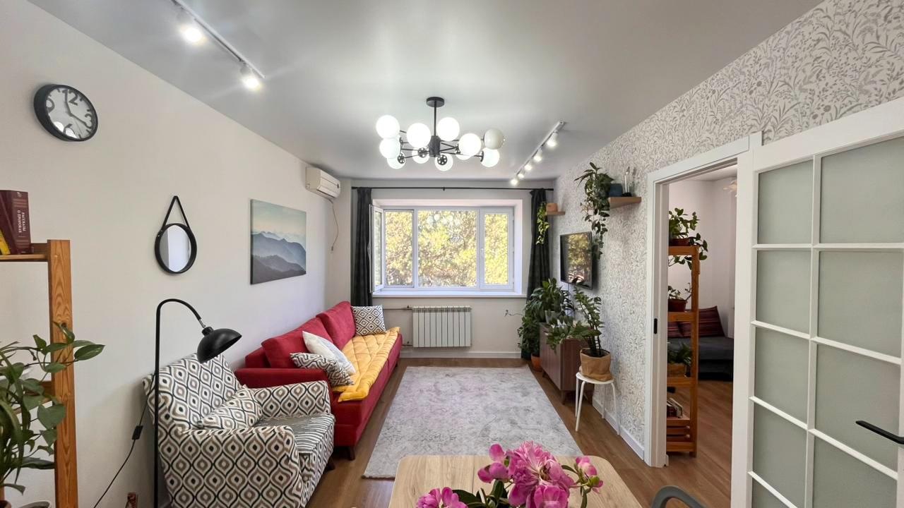 2-комнантная квартира, 41.0 м²,Абая за 17 500 000