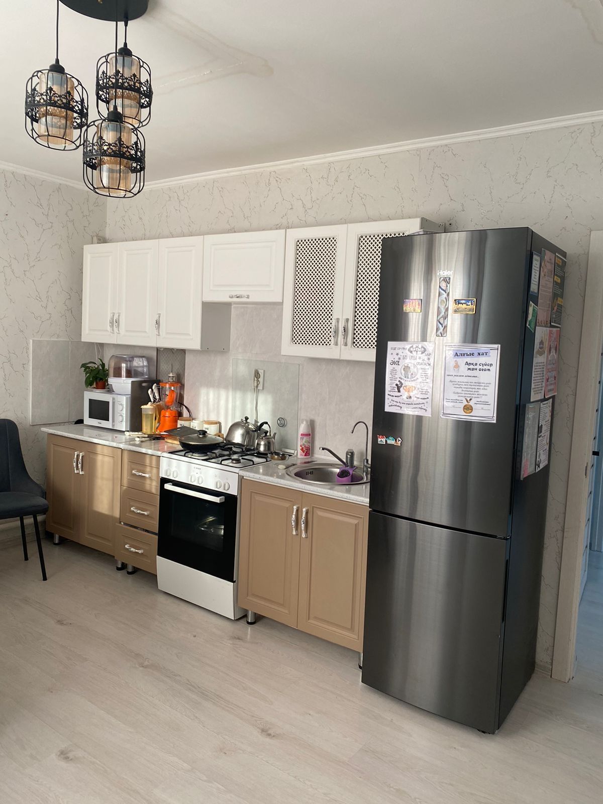 3-комнантный квартира, 64.0 м²,Кожамиярова за 18 500 000