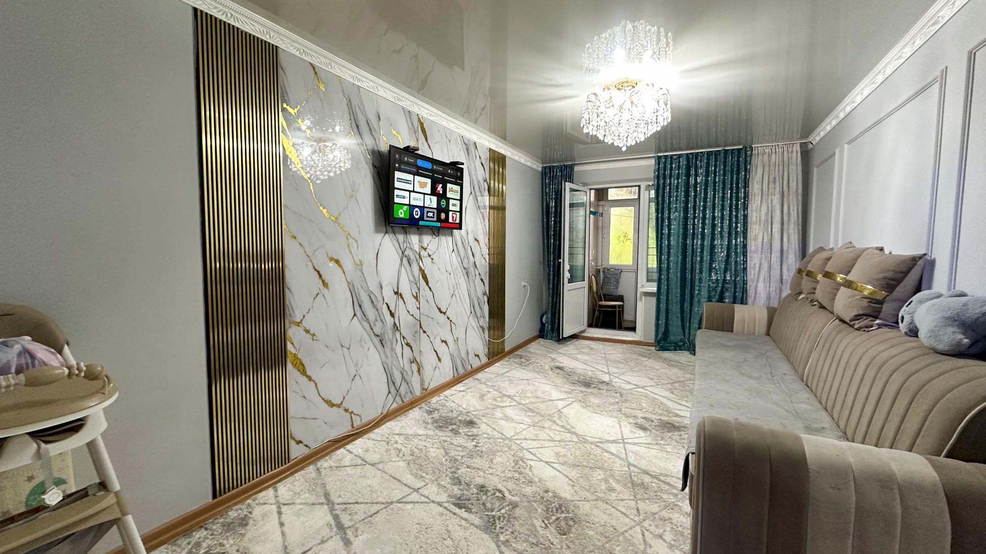 3-комнантная квартира, 60.0 м²,2 мкр за 19 500 000