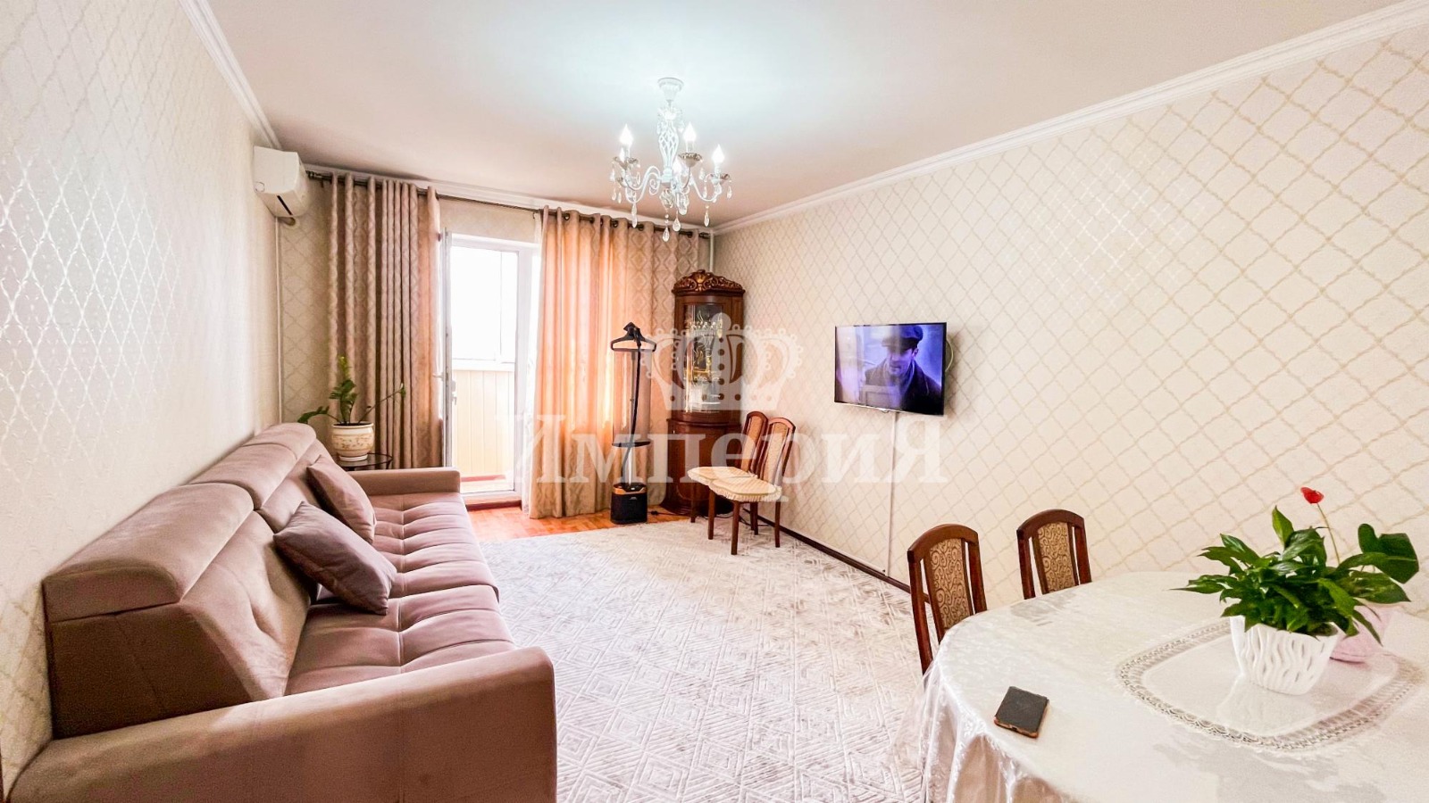 2-комнантная квартира, 54.0 м²,мкр Мушелтой за 18 000 000