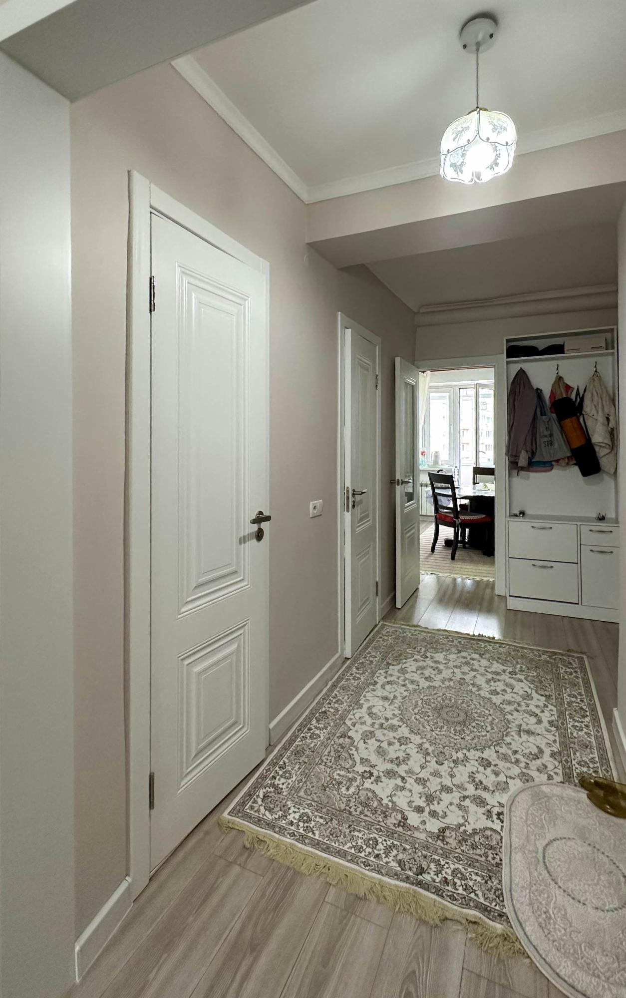 2-комнантная квартира, 56.0 м²,мкр Мушелтой за 23 000 000