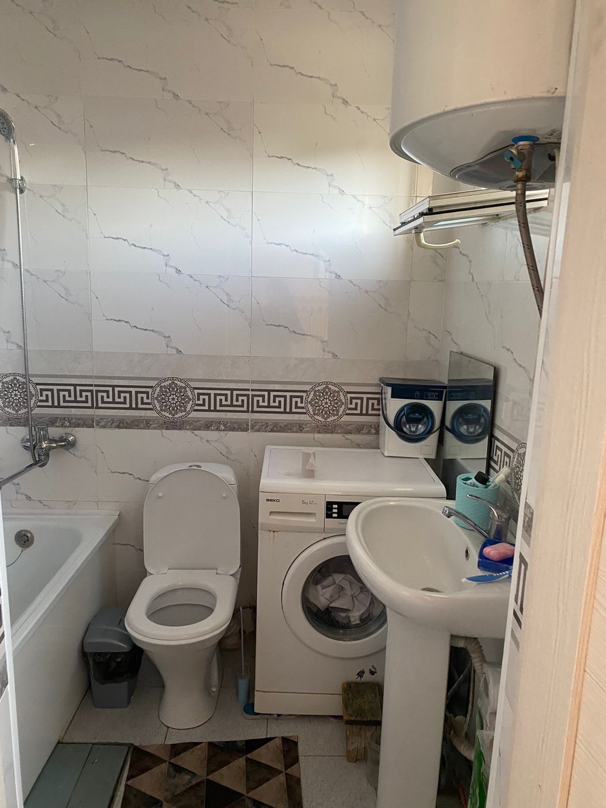 3-комнантный квартира, 64.0 м²,Кожамиярова за 18 500 000