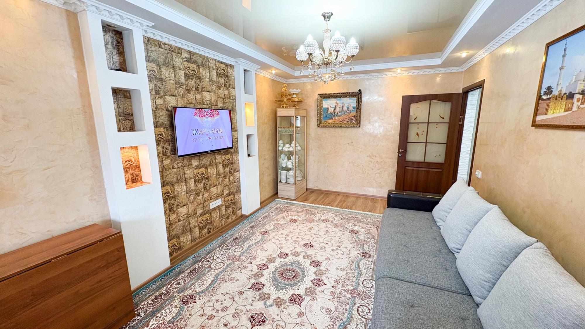 2-комнантная квартира, 49.0 м²,Алдабергенова за 19 000 000