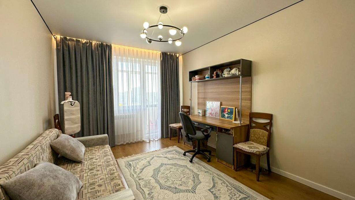 3-комнантная квартира, 91.0 м²,Бирлик за 45 000 000