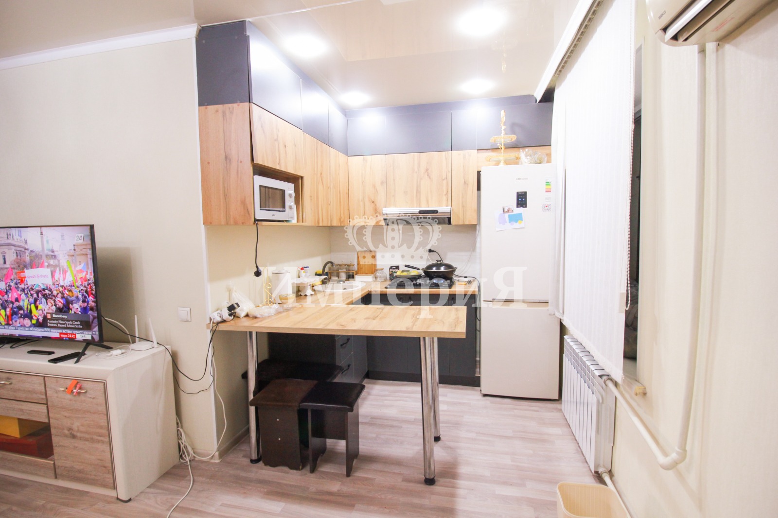 2-комнантная квартира, 45.0 м²,Военный городок за 14 500 000