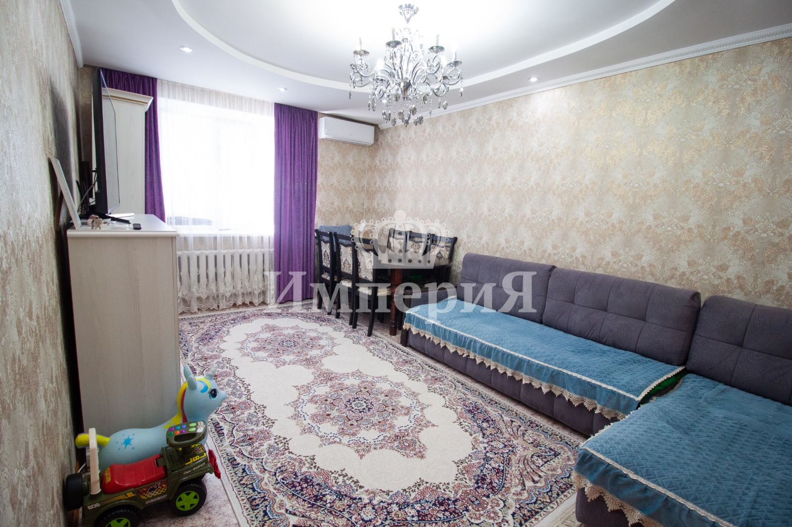 3-комнантная квартира, 71.0 м²,4 мкр за 21 300 000