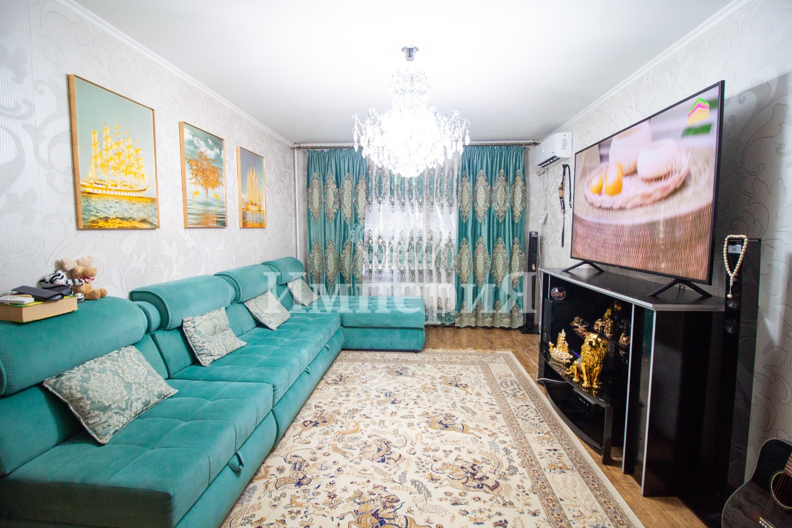 4-комнантная квартира, 89.0 м²,мкр Мушелтой за 28 500 000