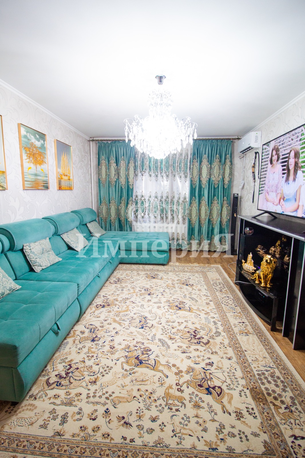 4-комнантная квартира, 89.0 м²,мкр Мушелтой за 28 500 000