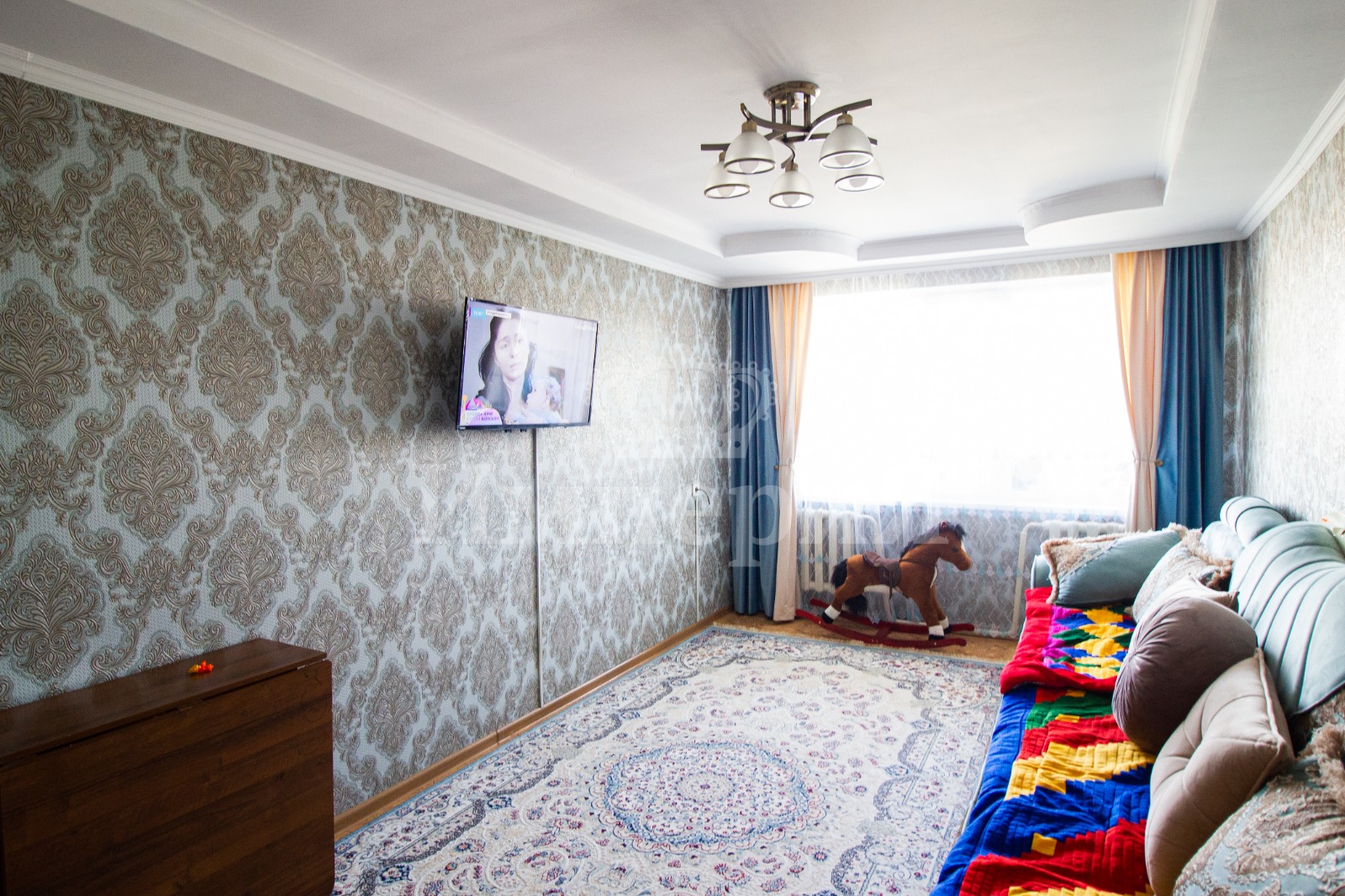 3-комнантная квартира, 60.0 м²,Алдабергенова за 15 800 000