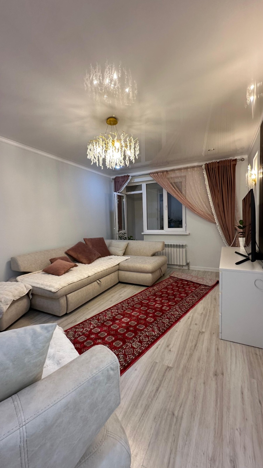 3-комнантная квартира, 90.0 м²,Болашак за 35 000 000