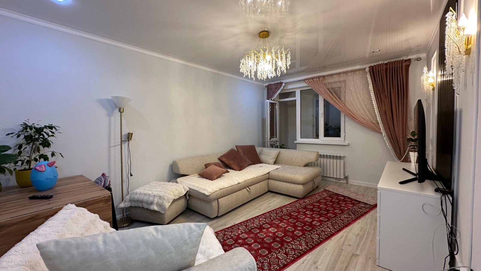 3-комнантная квартира, 90.0 м²,Болашак за 35 000 000