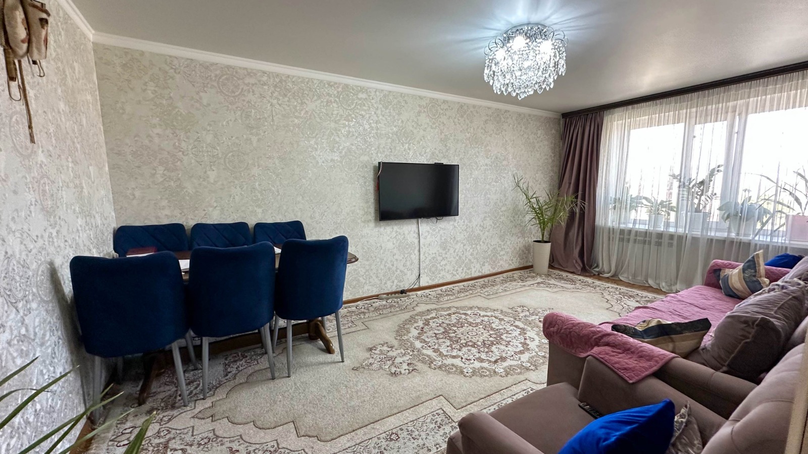 4-комнантная квартира, 84.0 м²,Алдабергенова за 27 000 000